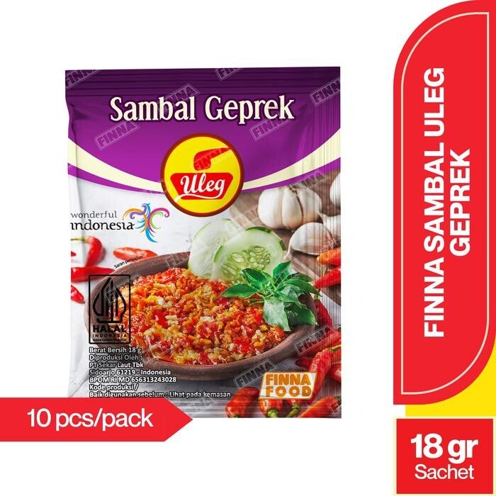 Finna Sambal Uleg Geprek (Pack/ renceng)