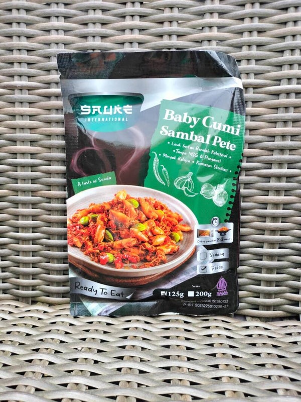 BABY CUMI SAMBAL PETE SAUKE  PEDAS (SPICY) 125 G