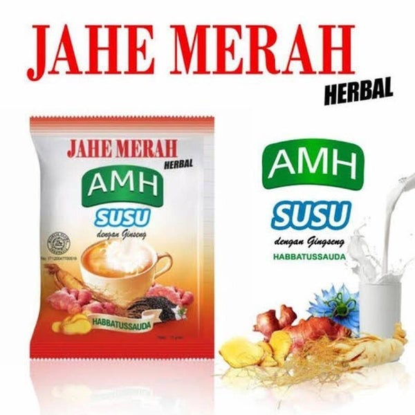 AMH Susu Jahe Merah 41 1 Renceng ( 10 Sachet )
