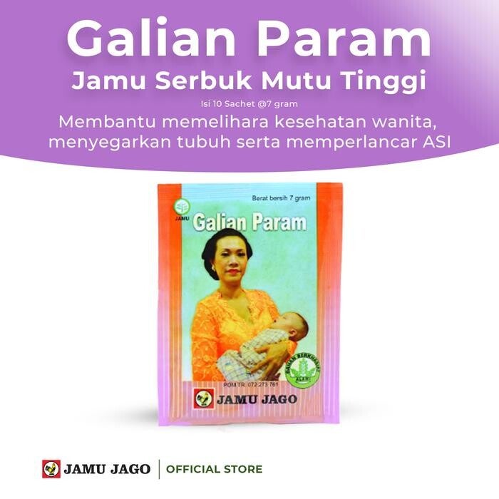Jamu Jago Galian Param Jamu Serbuk Membantu ASI Booster
