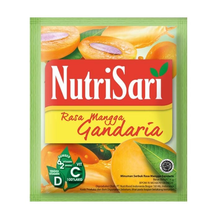 Nutrisari Mangga Gandaria 10 sachet x @ 11 G