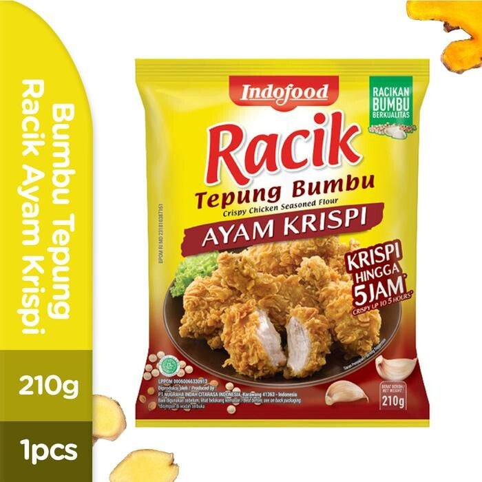 Racik Tepung Bumbu Ayam Krispi Large - 210 gr