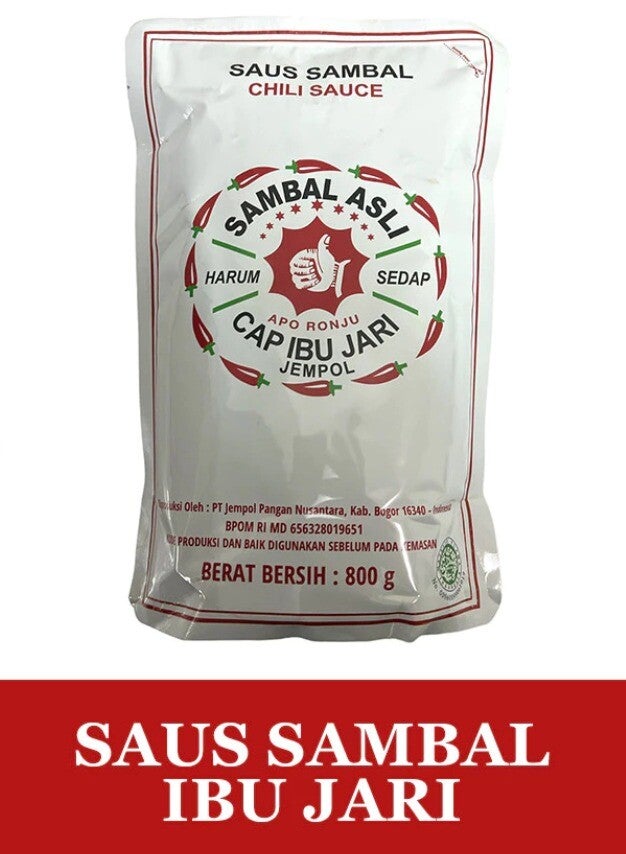 Cap Ibu Jari Jempol Sambal Asli  Refill Pouch 800gr