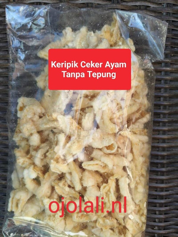 Keripik cakar ayam/ Ceker Ayam tanpa tepung renyah 200 G