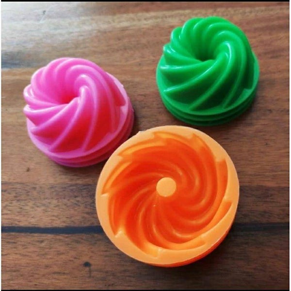 Cetakan Kue/Puding/Bolu/Talam/Agar Twister (1 pack @12 pcs)