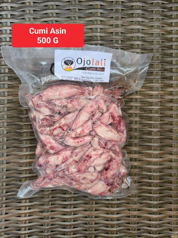 Cumi Asin (Half Dried Salty Squid) 500 g