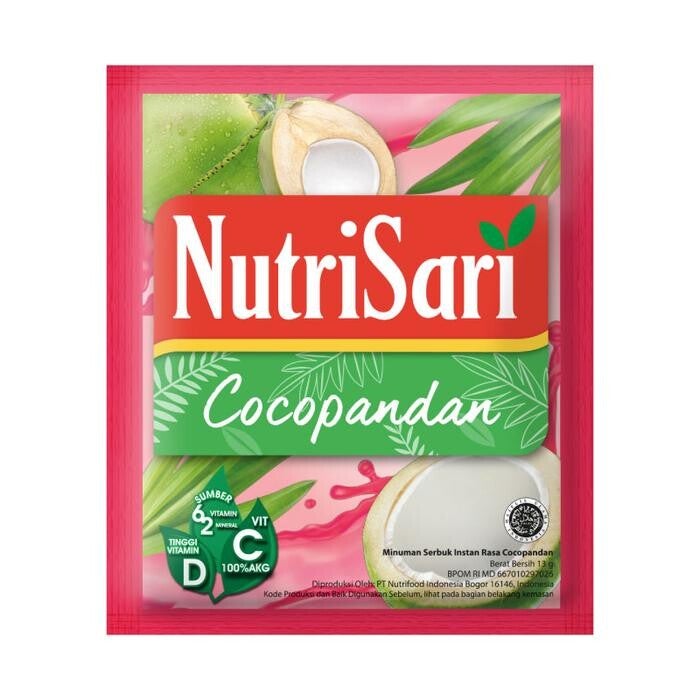 Nutrisari Cocopandan 10 sachet x @ 11 G