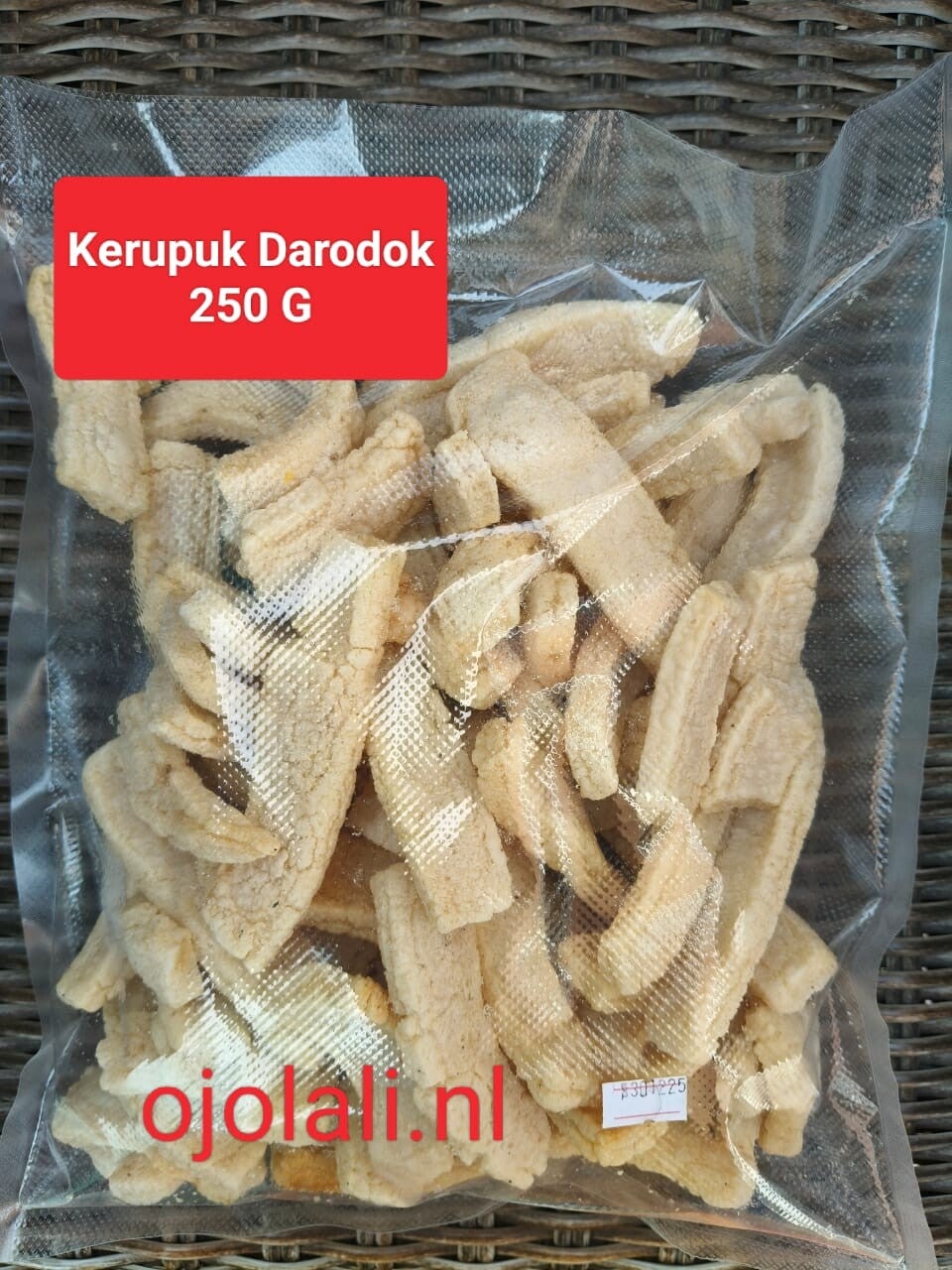 Kerupuk Darodok Coklat Panjang 250 G
