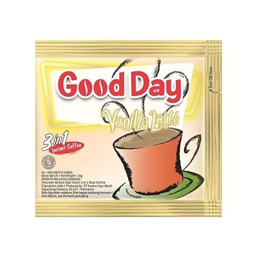 Good day Vanilla late ( 10 pcs @20gr)