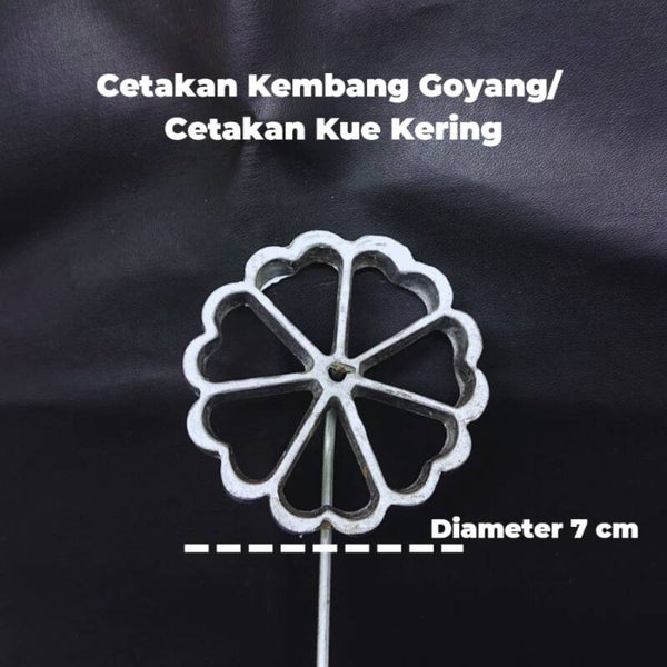 Cetakan Kembang Goyang 7 cm