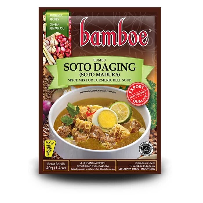 Bamboe Soto Daging (Soto Madura) 40 G