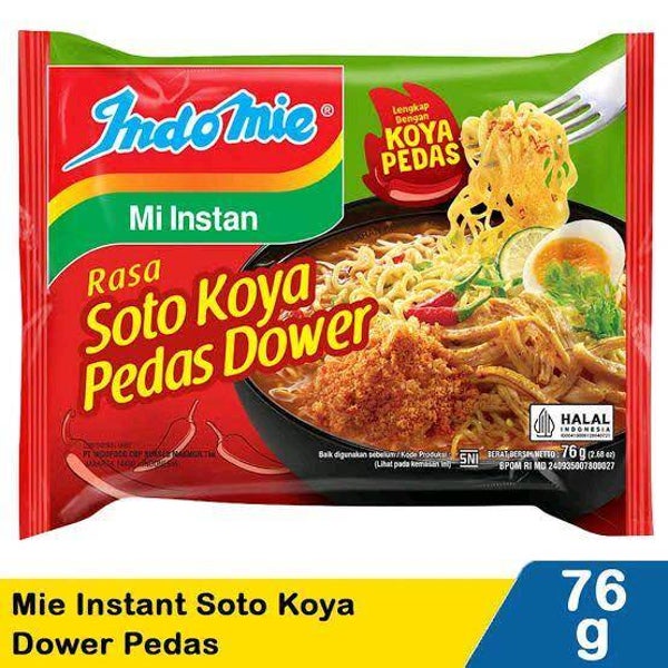 Indomie soto koya Pedas Dower 76 G