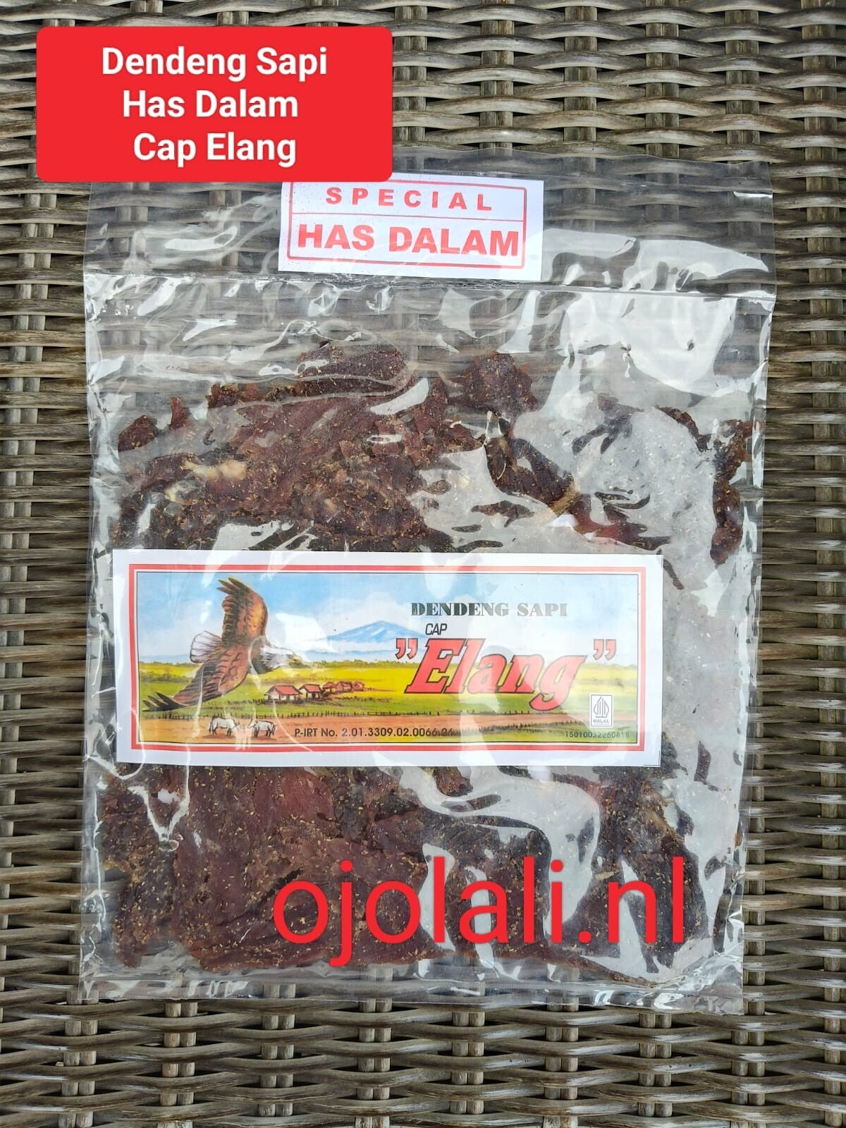 Dendeng Sapi Spesial Has Dalam Salatiga cap Elang Exp April 2026