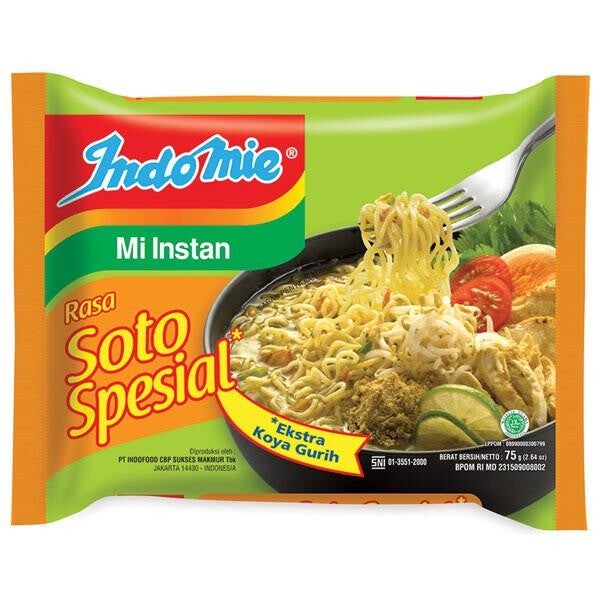 INDOMIE MIE KUAH SOTO SPECIAL 75 GR