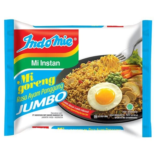 Indomie Jumbo Goreng Ayam Panggang 128 G