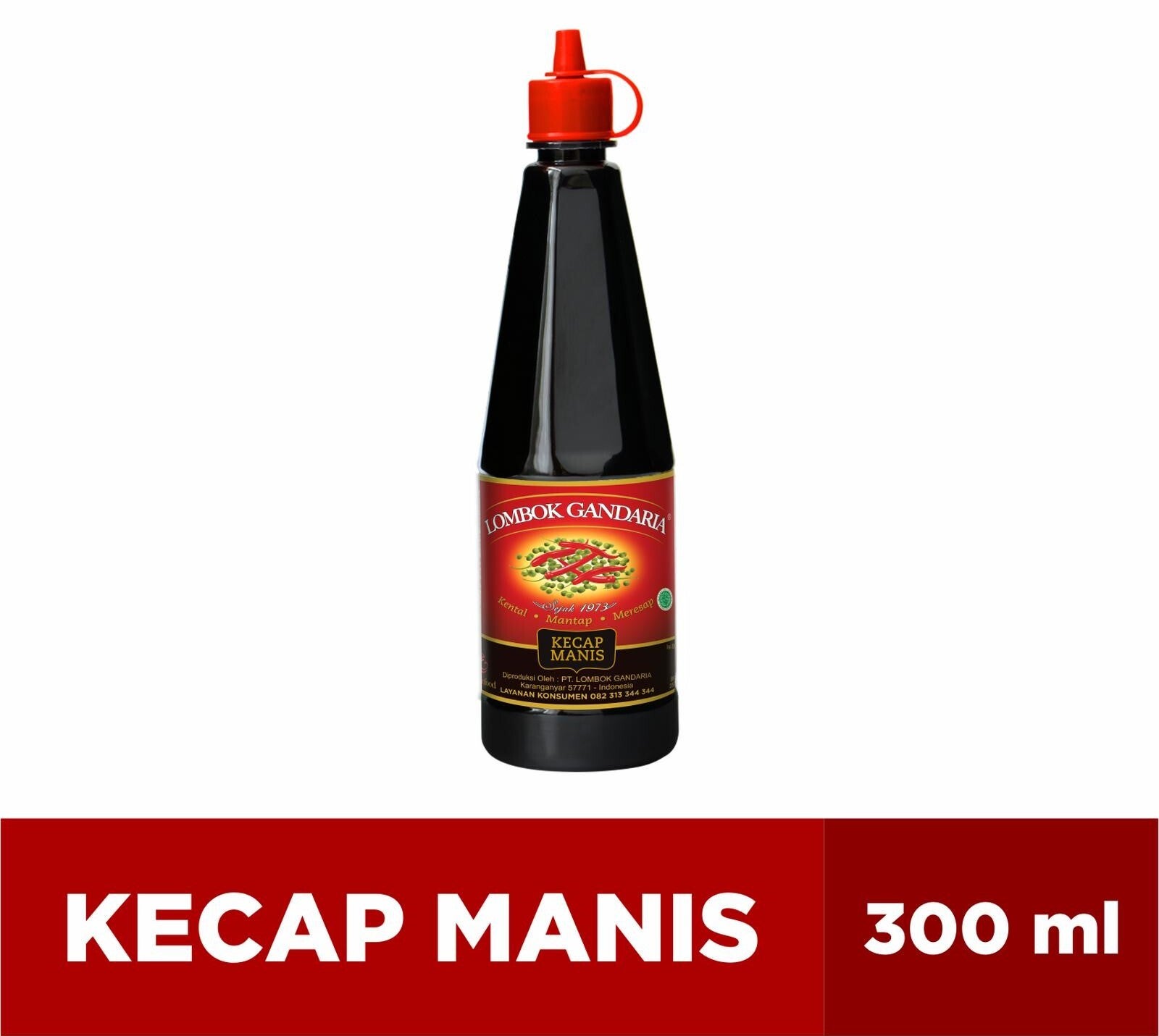 Kecap Lombok Gandaria Botol 300 ml