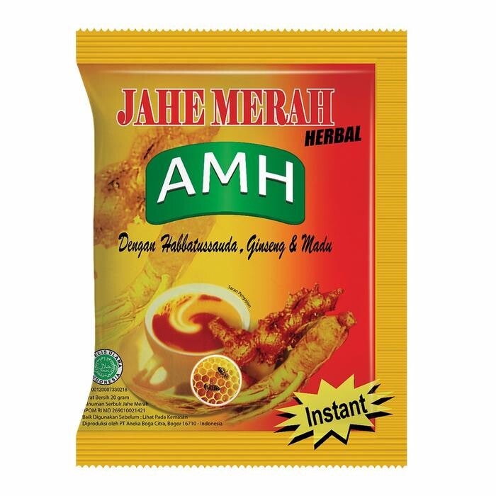 Jahe Merah AMH 10 Sachet x 20 Gr