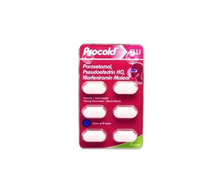 Procold Flu 6 Kaplet - Obat Batuk & Flu Exp Nov 2026