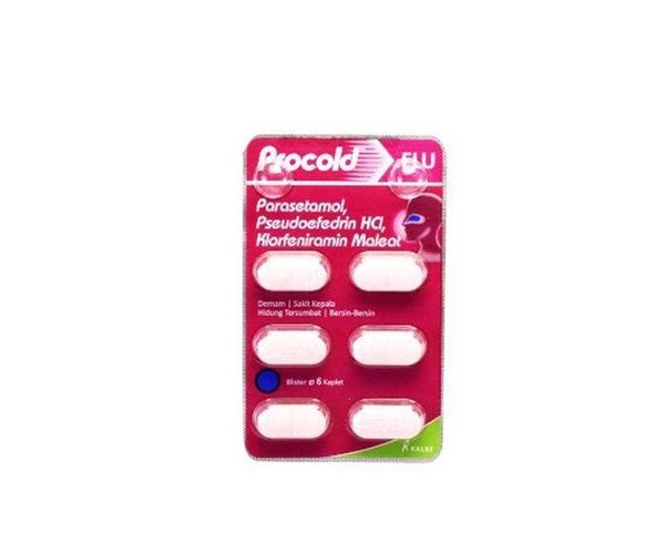 Procold Flu 6 Kaplet - Obat Batuk & Flu