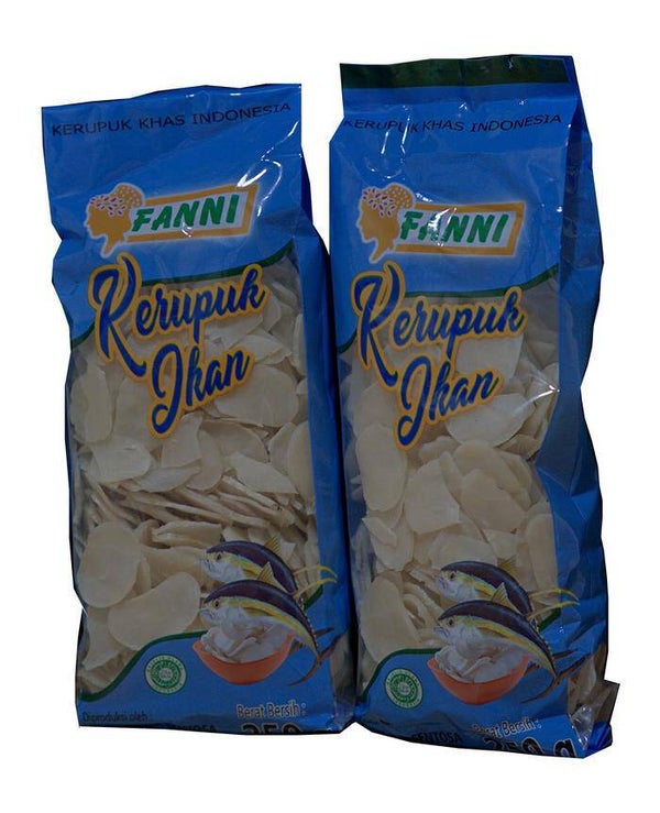 Kerupuk Kampoeng Fanni Ikan Mentah (Ongebakken) 250 G