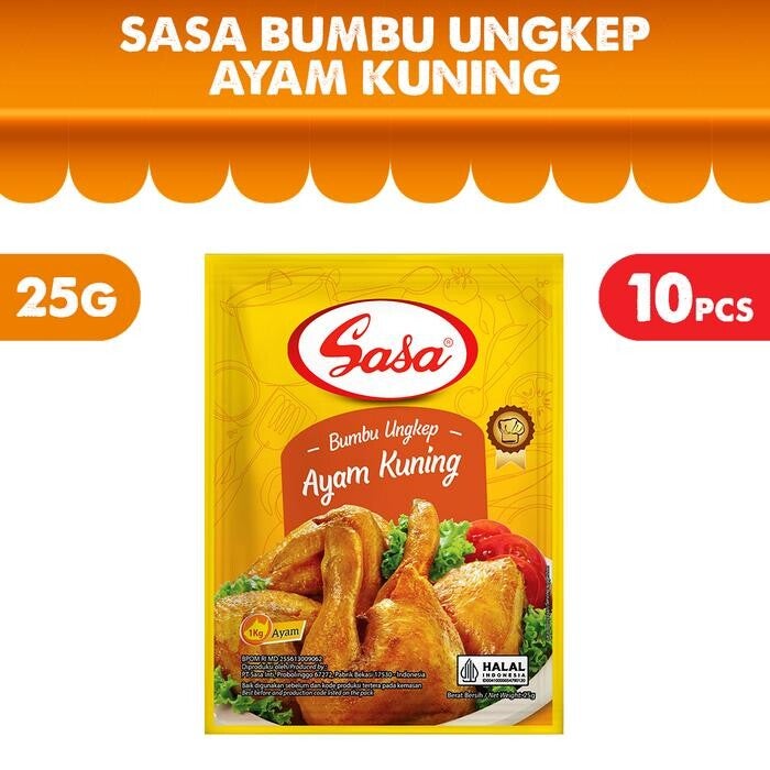 SASA Bumbu Ayam Kuning 10 PCs @25gr