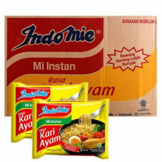 Indomie Mi Instan Rasa Kari Ayam (Original Indonesia) 1 Doos