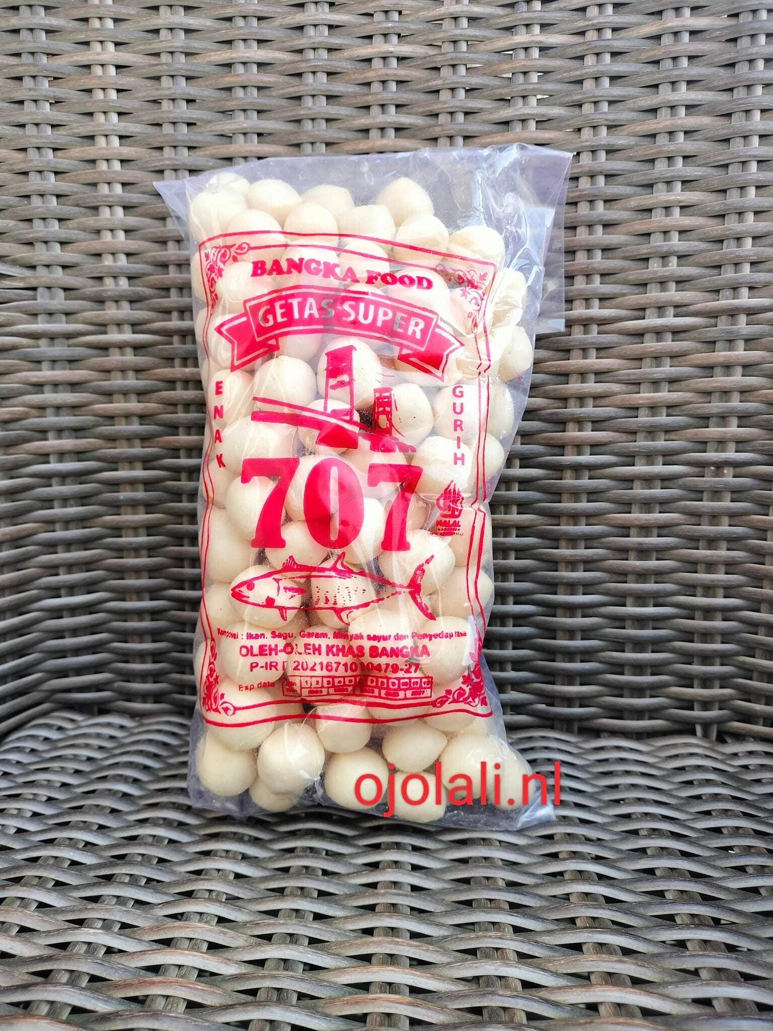 Kemplang Getas Bangka 250 g (Gebakken)