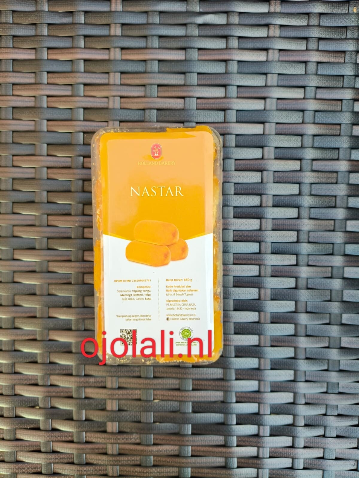 Holland Bakery Nastar Toples 300 G (Segi 4)