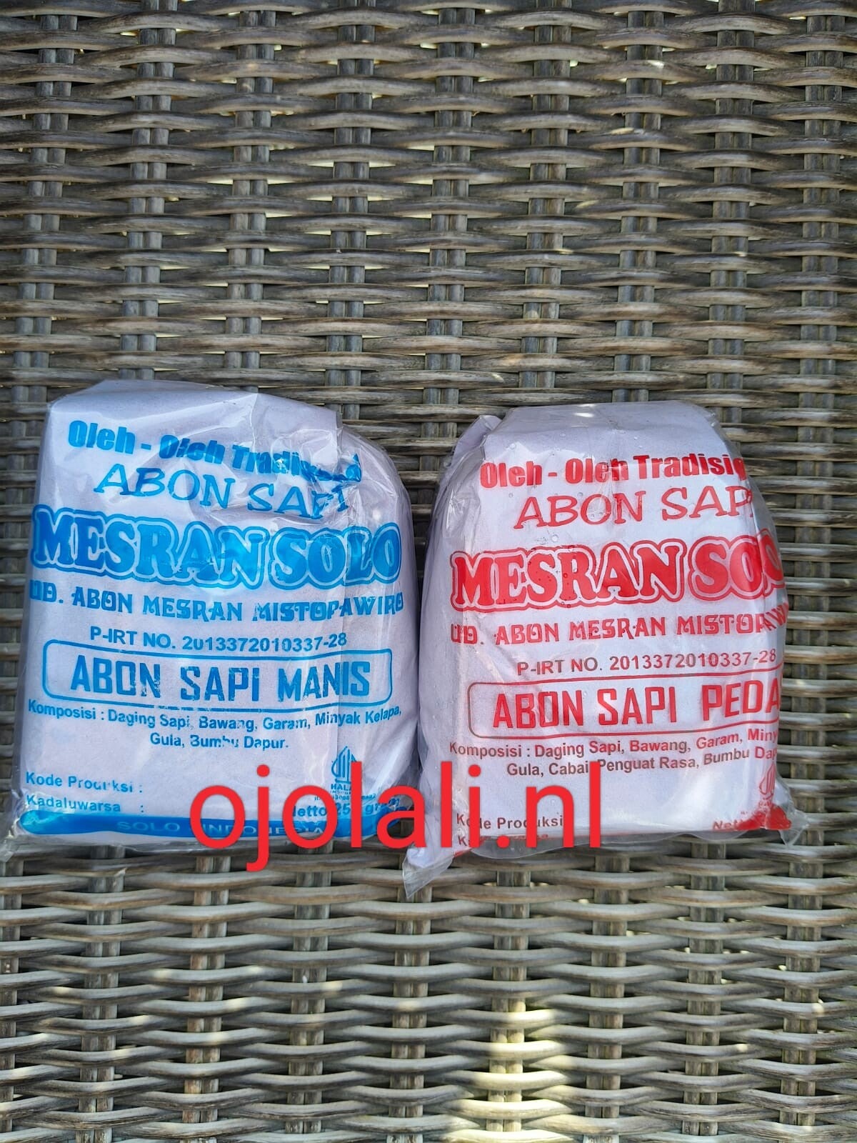 Abon Sapi LEGENDARIS Mesran Solo - MANIS 250 g