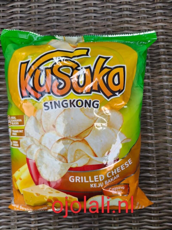 KUSUKA Keripik Singkong Keju Bakar 180 G