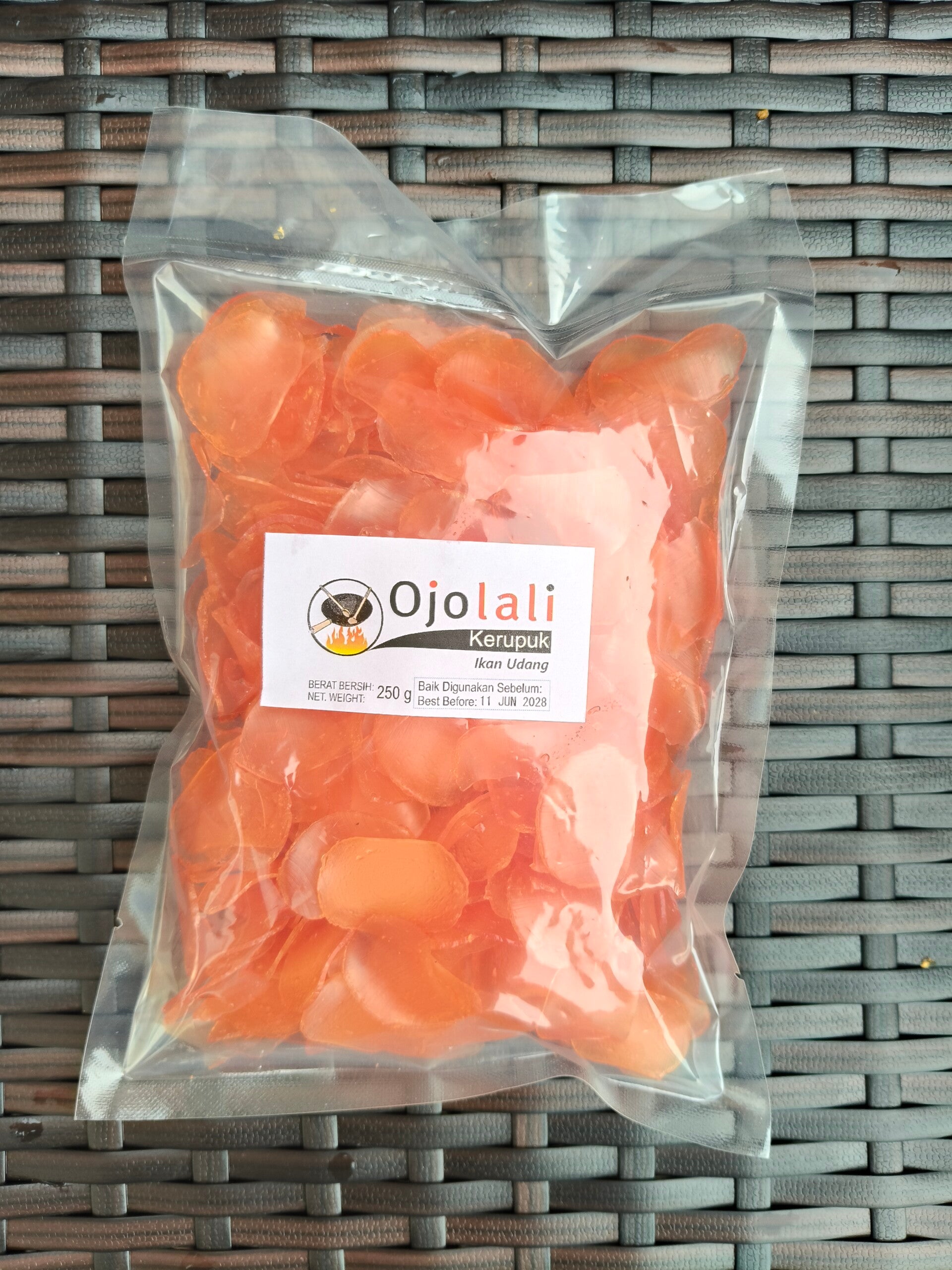 Kerupuk Ikan Udang 250 G (ongebakken/ mentah)