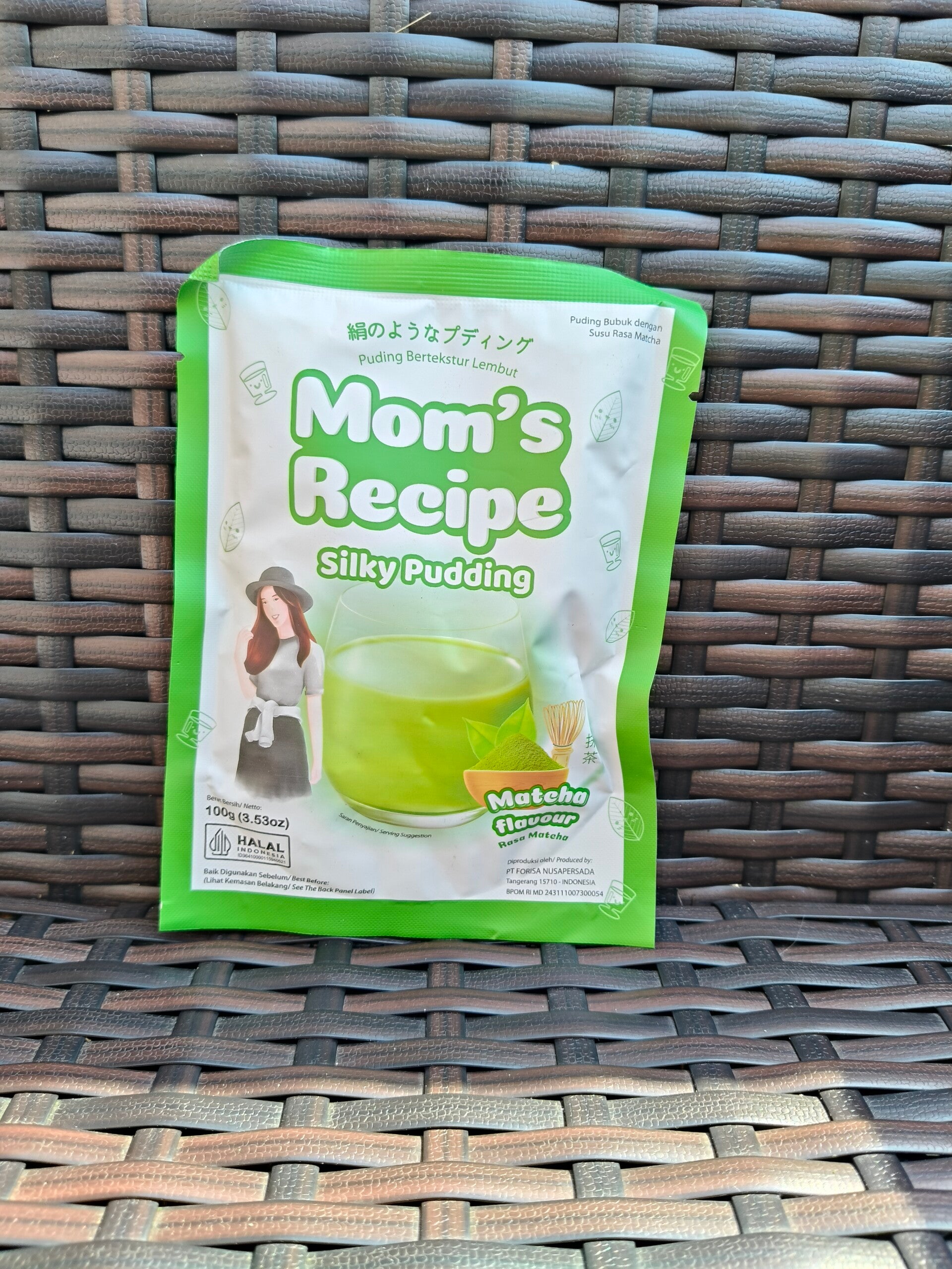 Forisa Mom's Recipe SILKY PUDDING PUYO 110 gr - Matcha