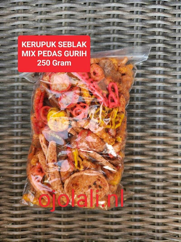 KERUPUK SEBLAK MIX 250 Gram - PEDAS