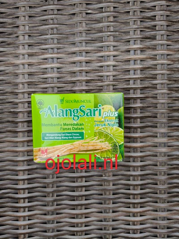 Sido Muncul Alang Sari Plus Jeruk Nipis 6's - Mencegah Sariawan & Panas Dalam