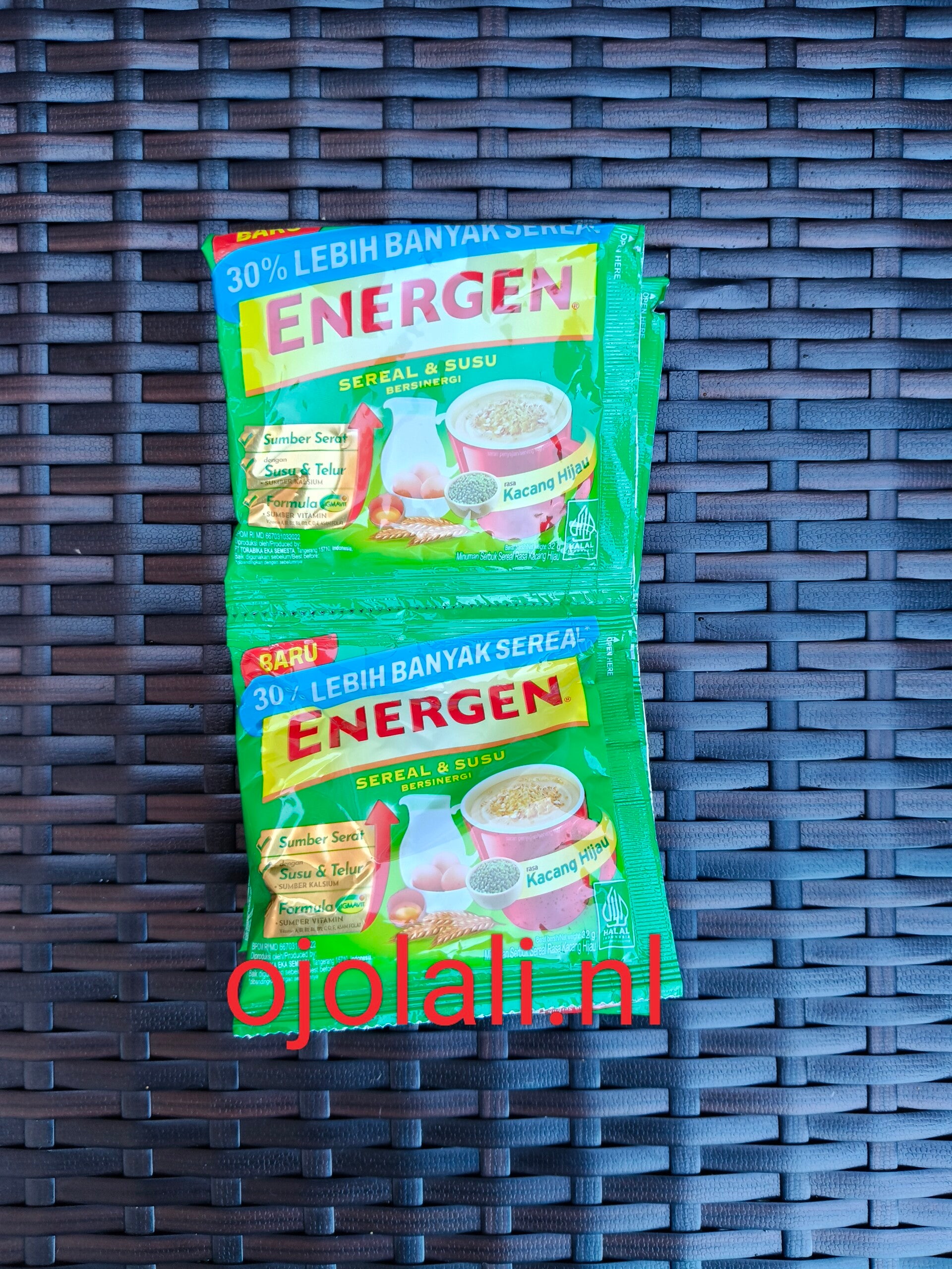 Energen Kacang Hijau (Mung Beans) 1 renceng (10 pcs)