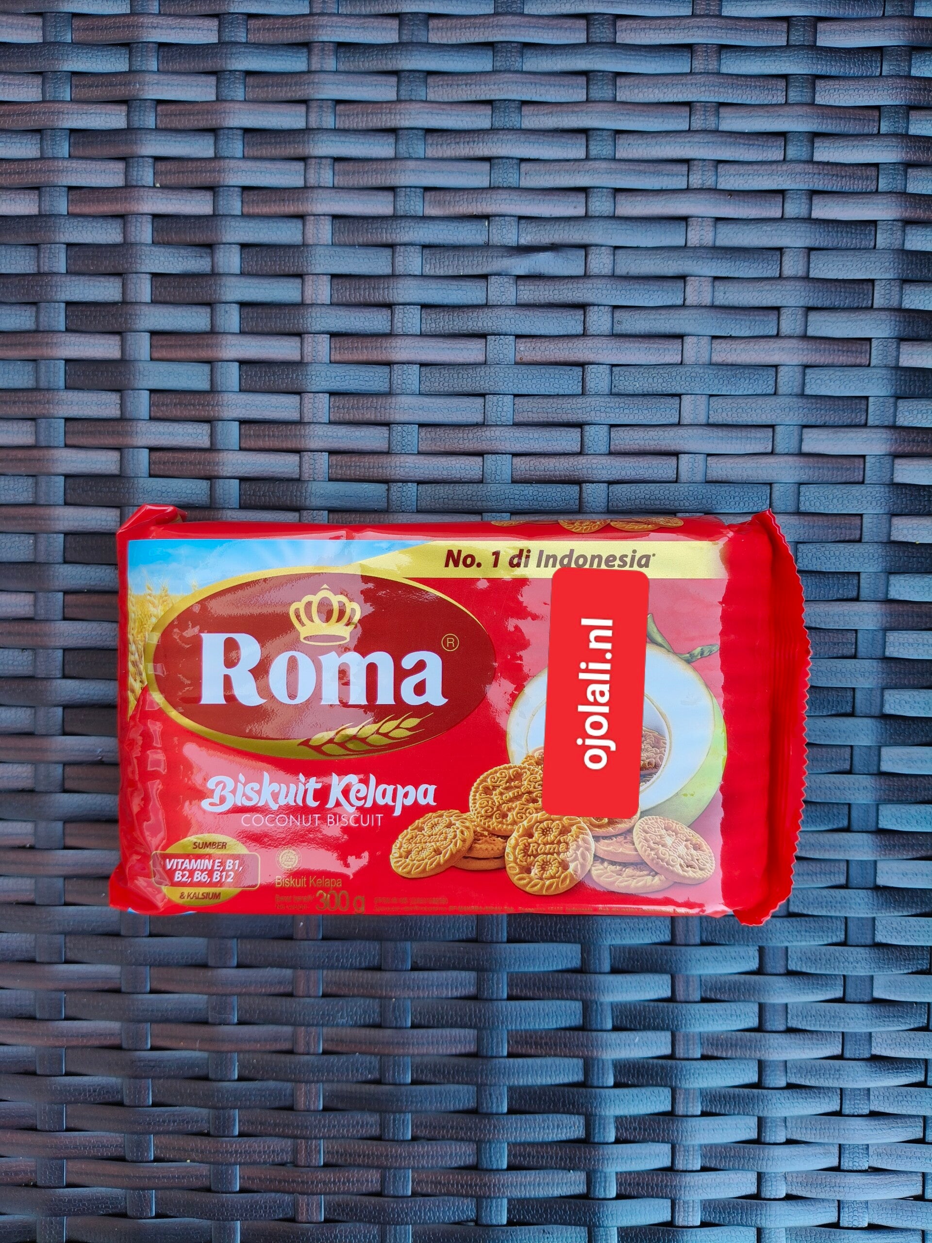 Roma biskuit kelapa 300 G (Coconut flavour)