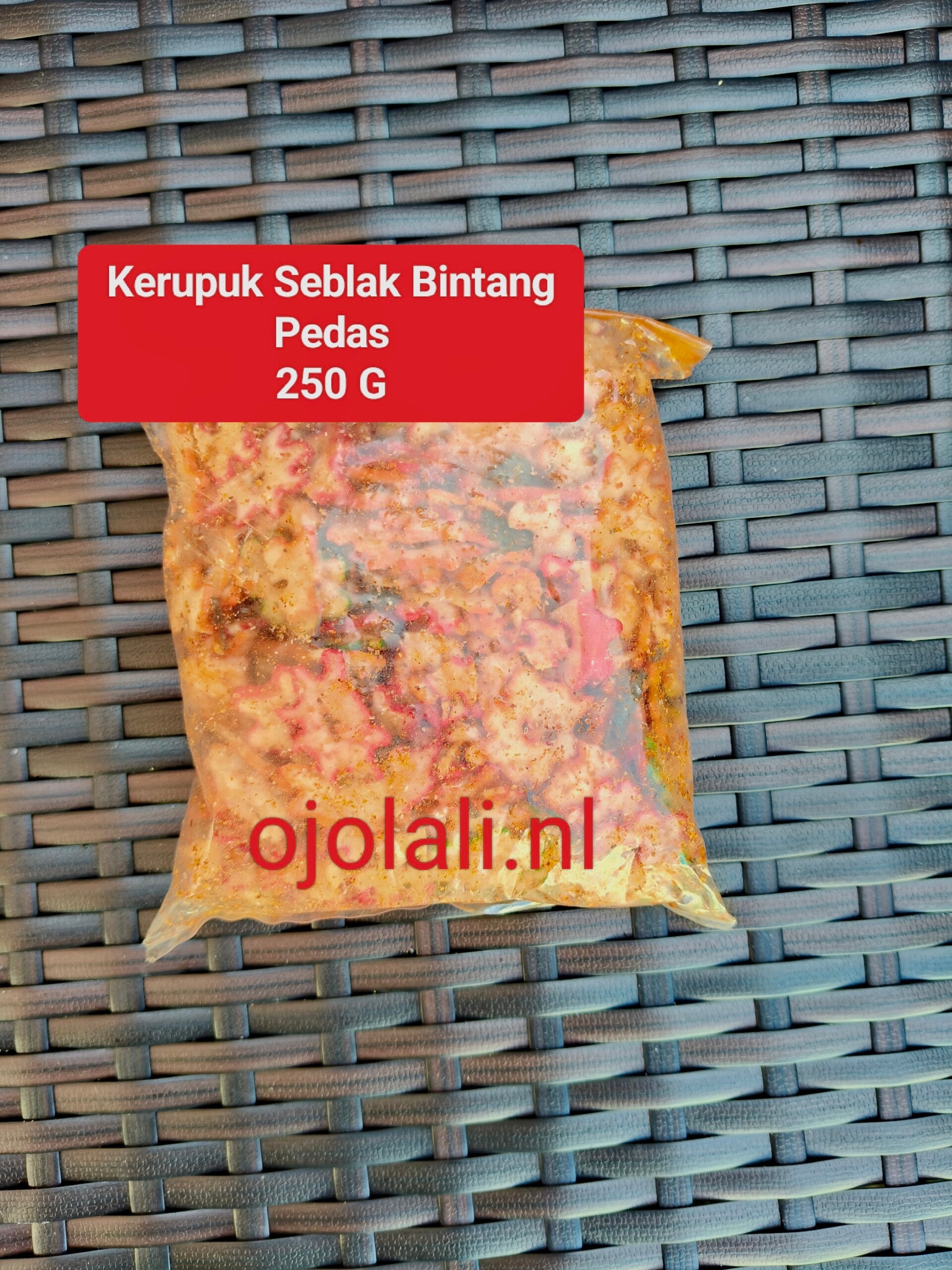 Kerupuk Seblak Bintang Pedas 250 G