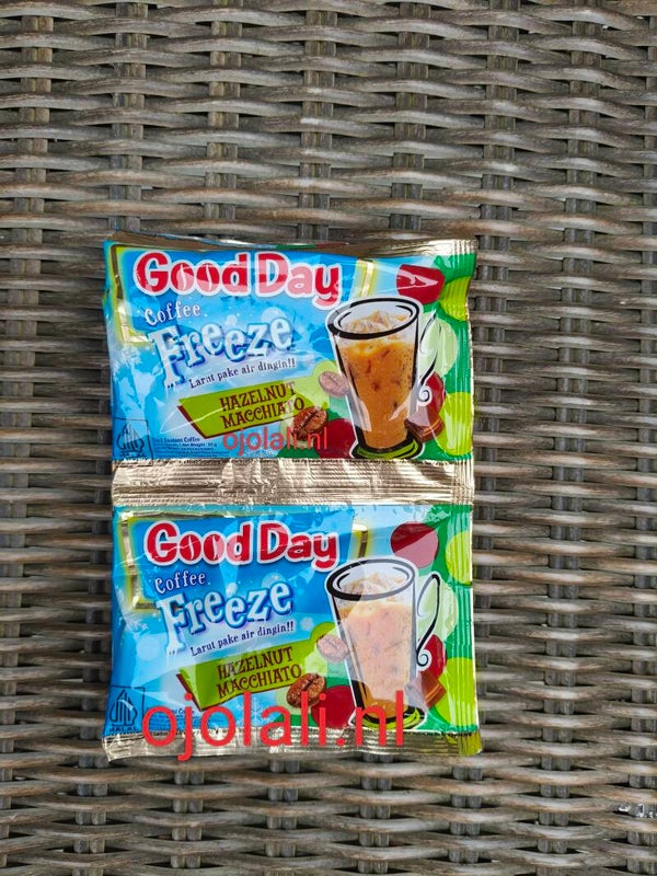 Good day coffee hazelnut freeze 10 sachet