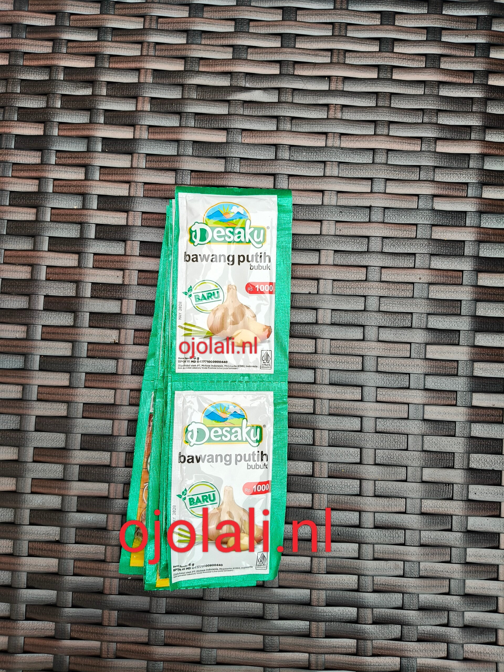 Desaku Bubuk Bawang Putih  7.5gr isi 12Pcs (garlic powder)