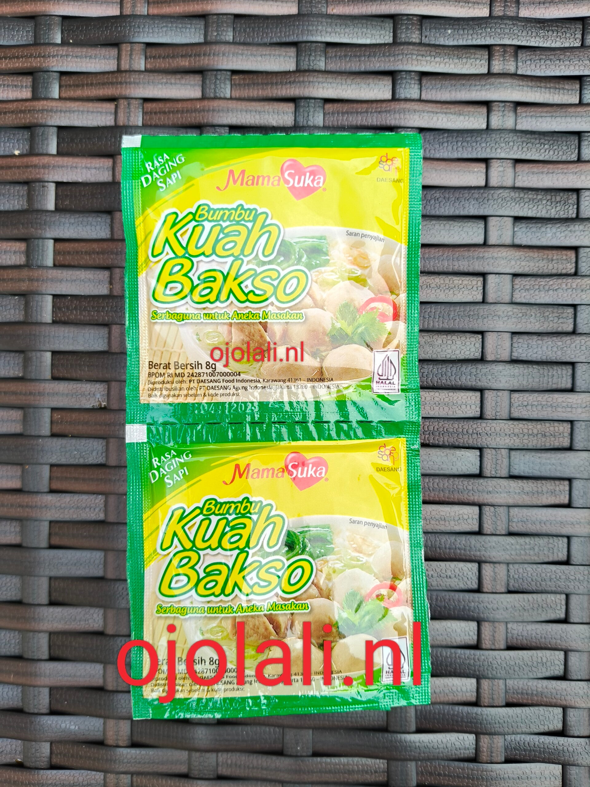 Mamasuka Bumbu Kuah Bakso Renceng per pack (10 pcs @ 8 gr)