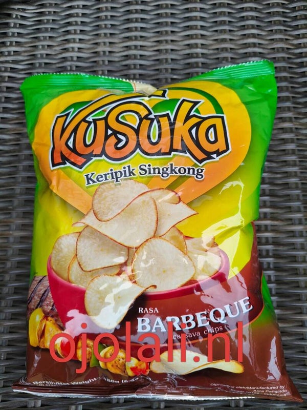 Kusuka Keripik Singkong BBQ 180 G
