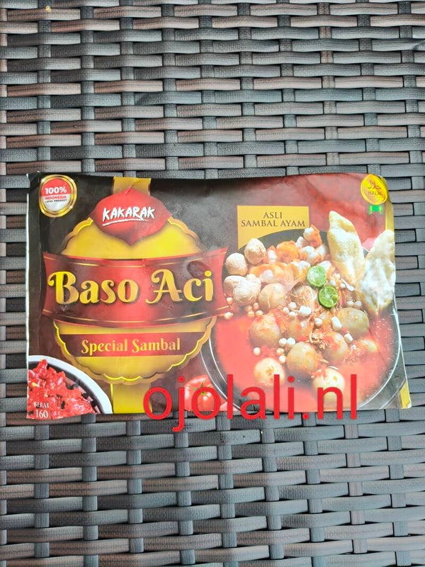 Kakarak Baso Aci Spesial Sambal Ayam Khas Bandung - 250gr