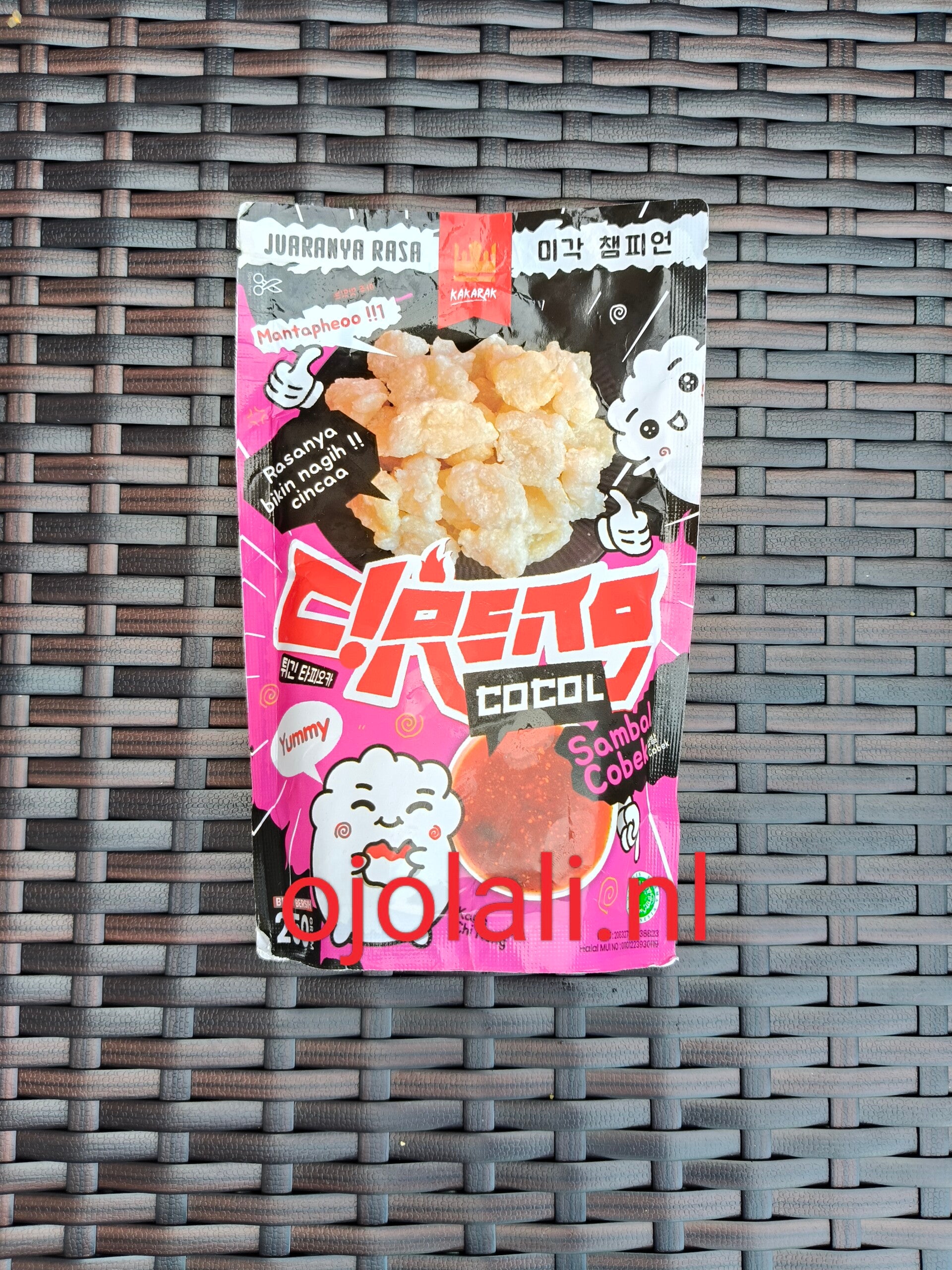 Kakarak Cireng Cocol Sambal Cobek 250 gr