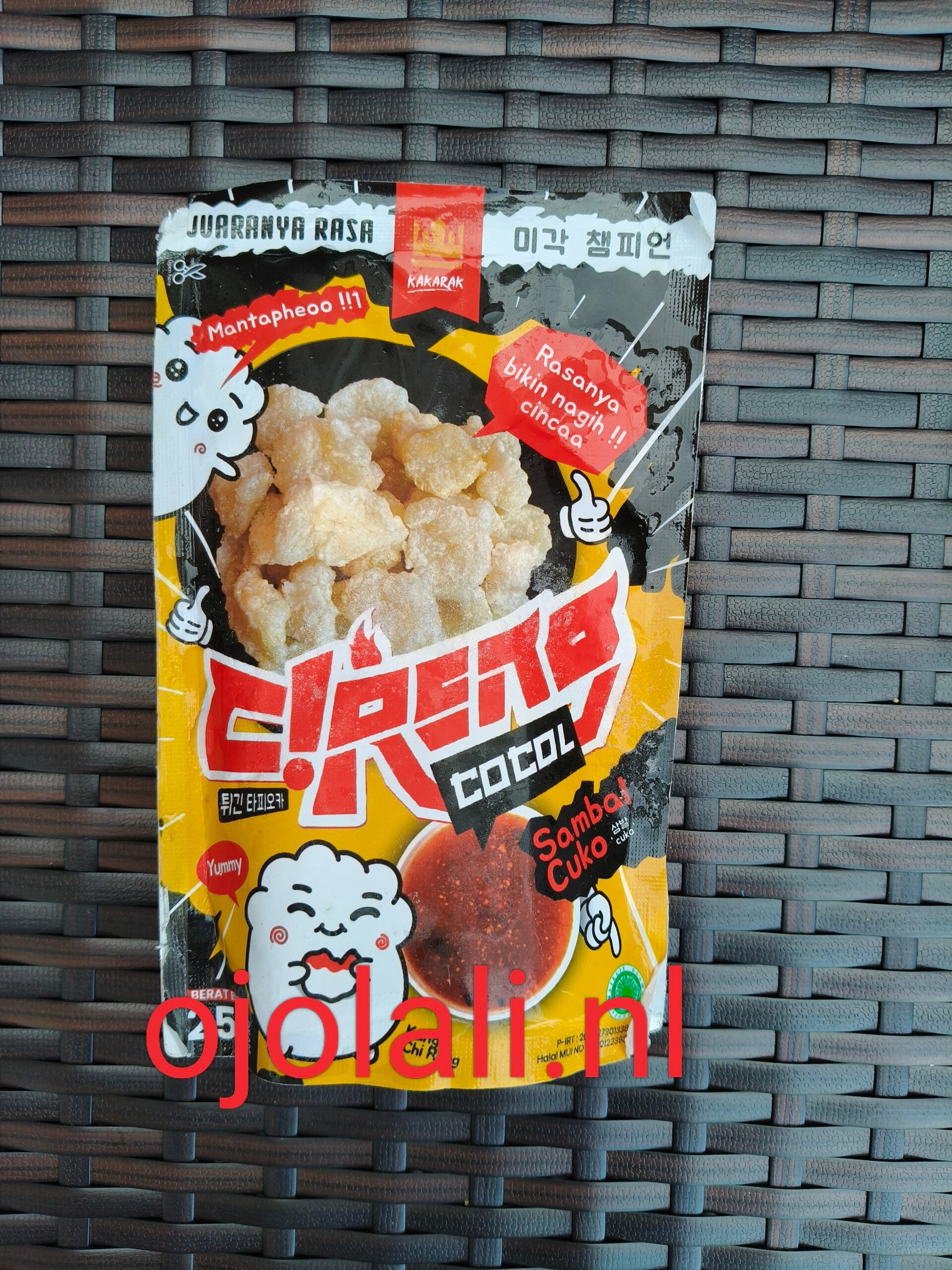 Kakarak Cireng Aci Goreng Sambal Cuko Spesial Bandung - 250gr