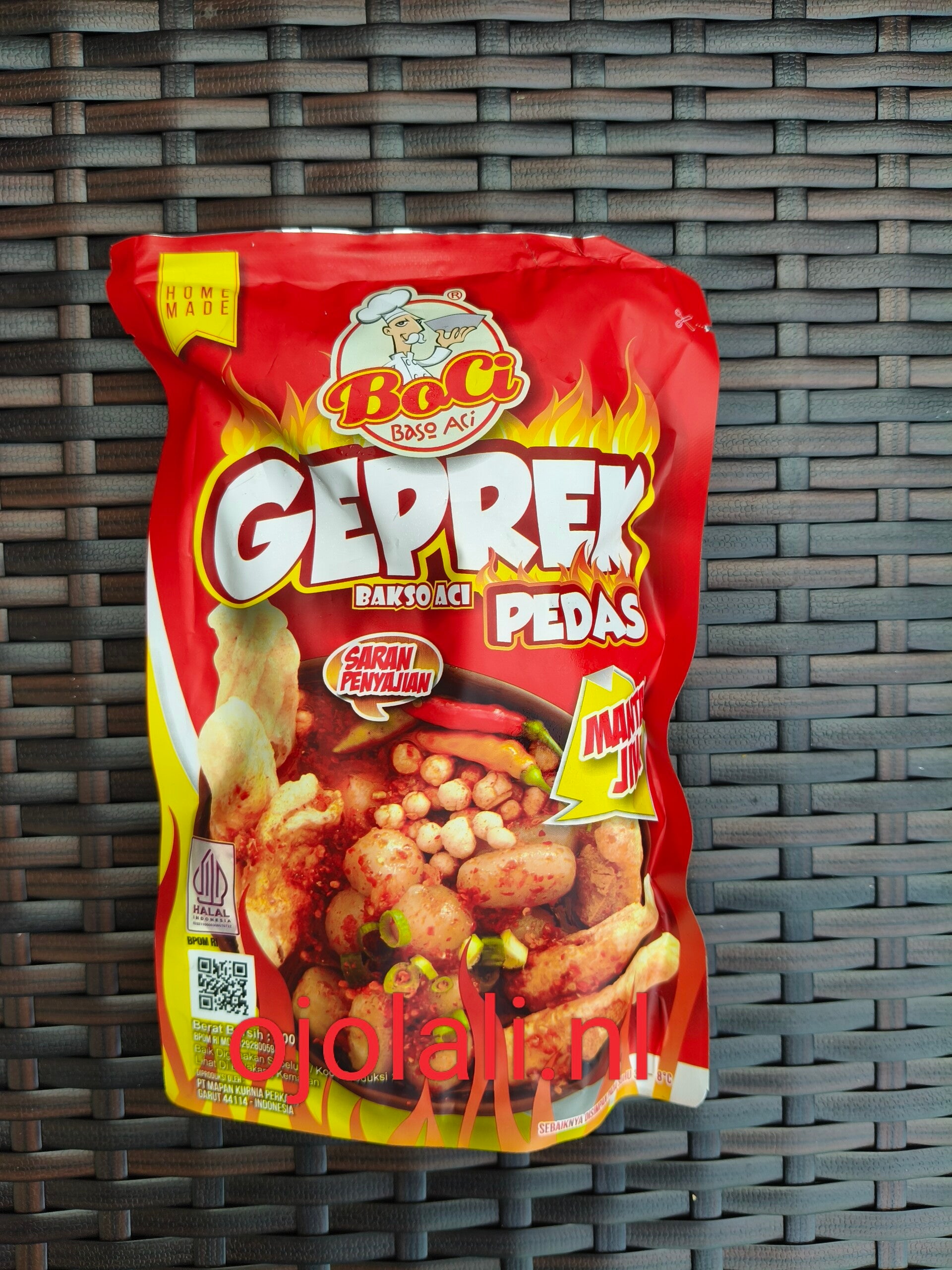 Boci Baso Aci Garut  - Geprek