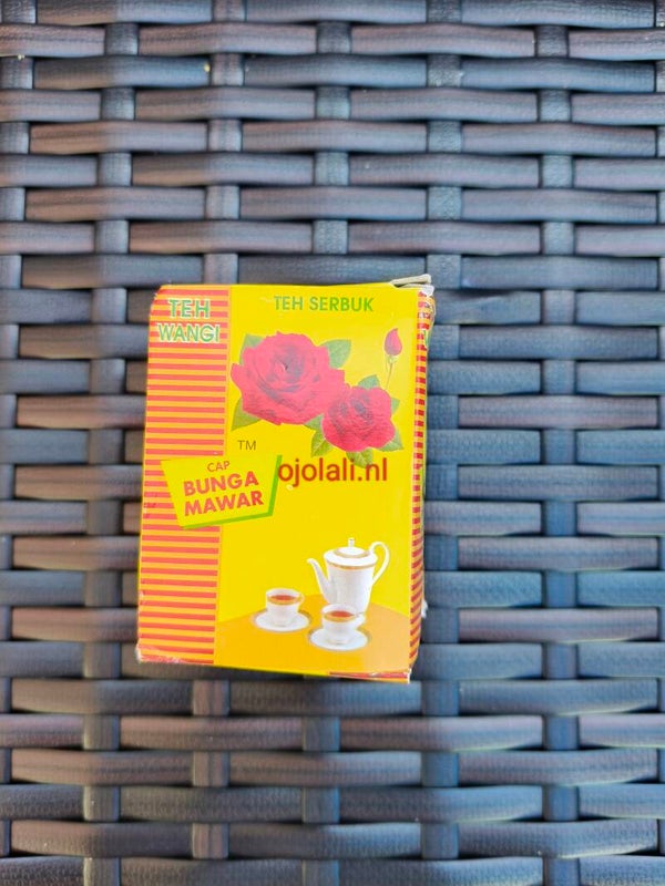 Teh Bubuk wangi cap bunga mawar 1 pcs 50 G