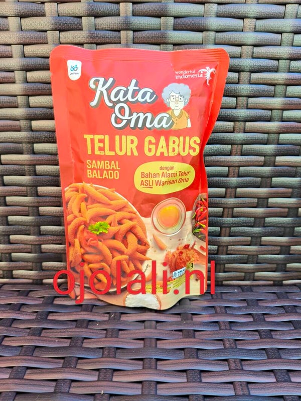 Kata Oma Telur Gabus Balado Padang 63 grams