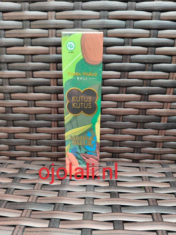MINYAK KUTUS KUTUS ASLI BALI 100ML MINYAK BALUR (KEMASAN BARU)