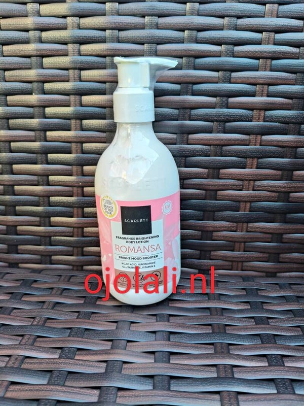 Scarlett Whitening New! Fragrance Brightening Body Lotion Bright Mood Booster  - Romansa