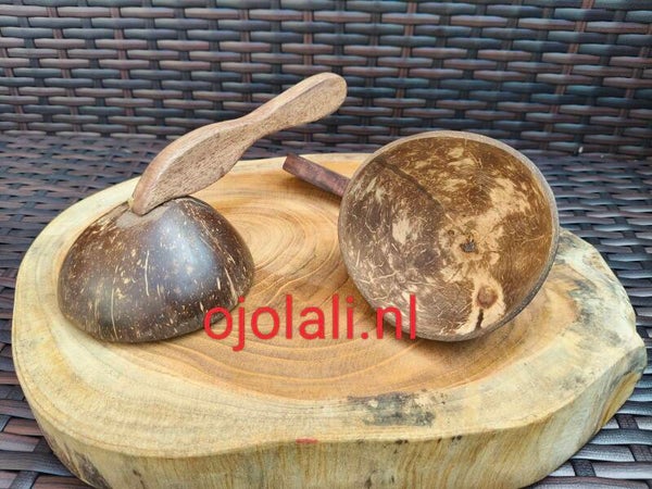 Centong Nasi Batok / Entong Batok Kelapa / Centong Batok Nasi dari Batok Kelapa / Entong Tradisional / Centong Batok Nasi Padang